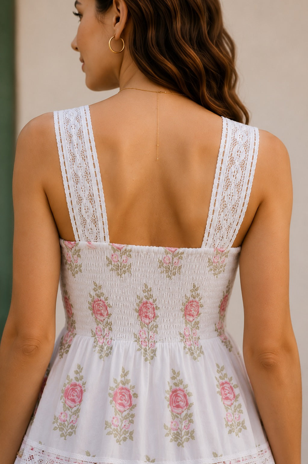 Rose Whisper Lace Dress
