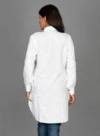 white long formal shirt
